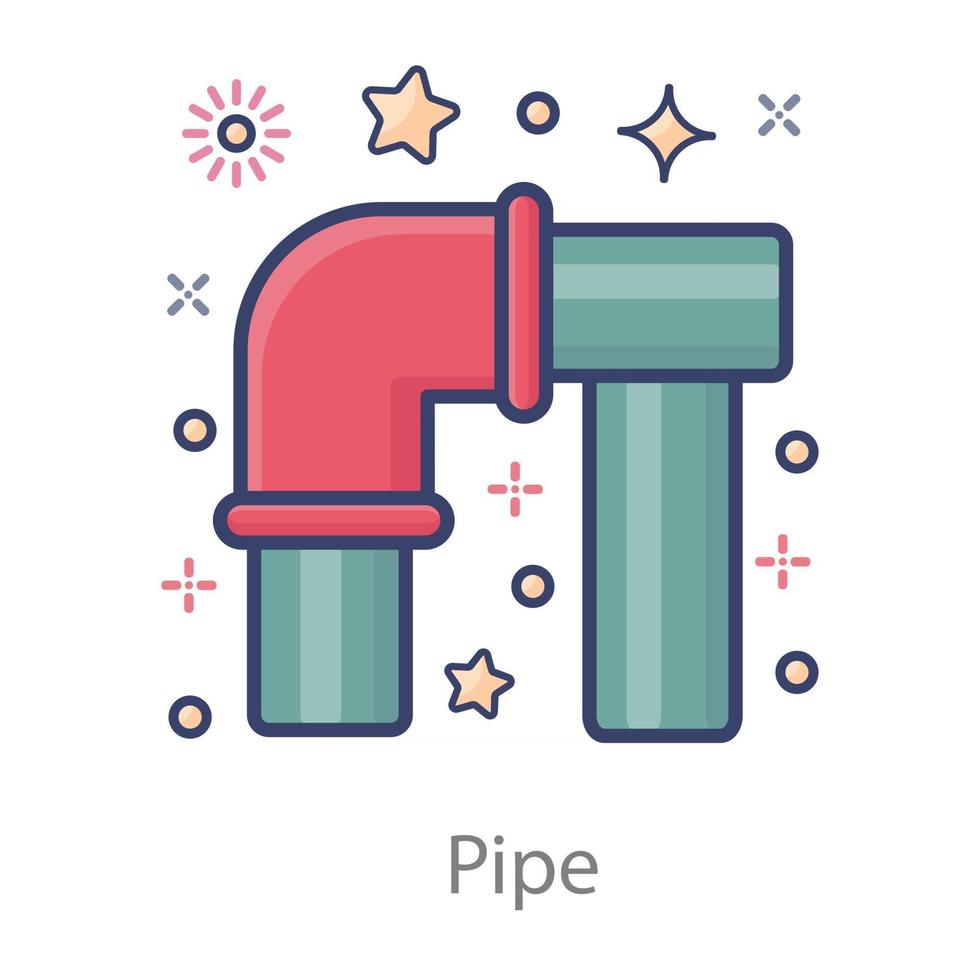 Pipe Tubular section vector