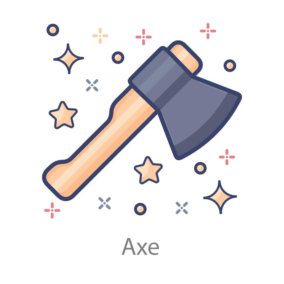 Axe Wood Cutting Tool vector