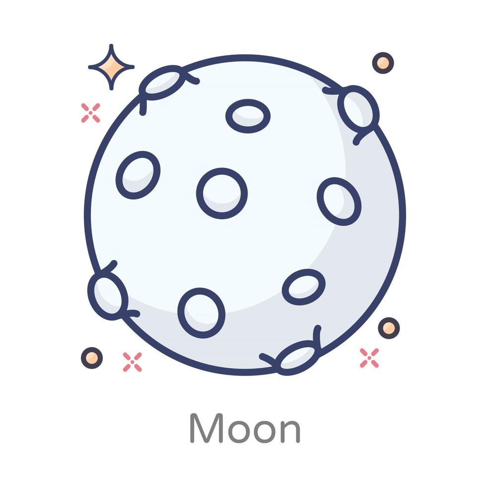 Full Moon Design vector