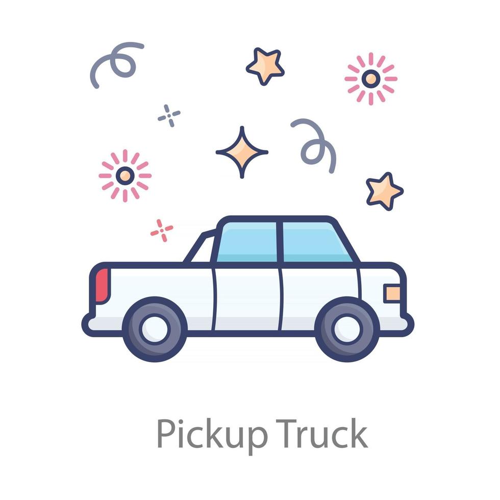 Pick Up Truck vector