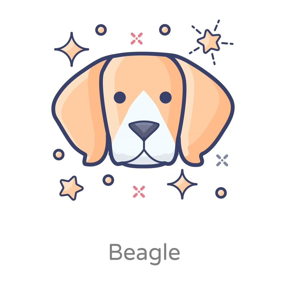 beagle animal doméstico vector
