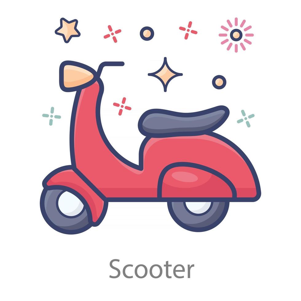 Modern Motorcycle Design vector