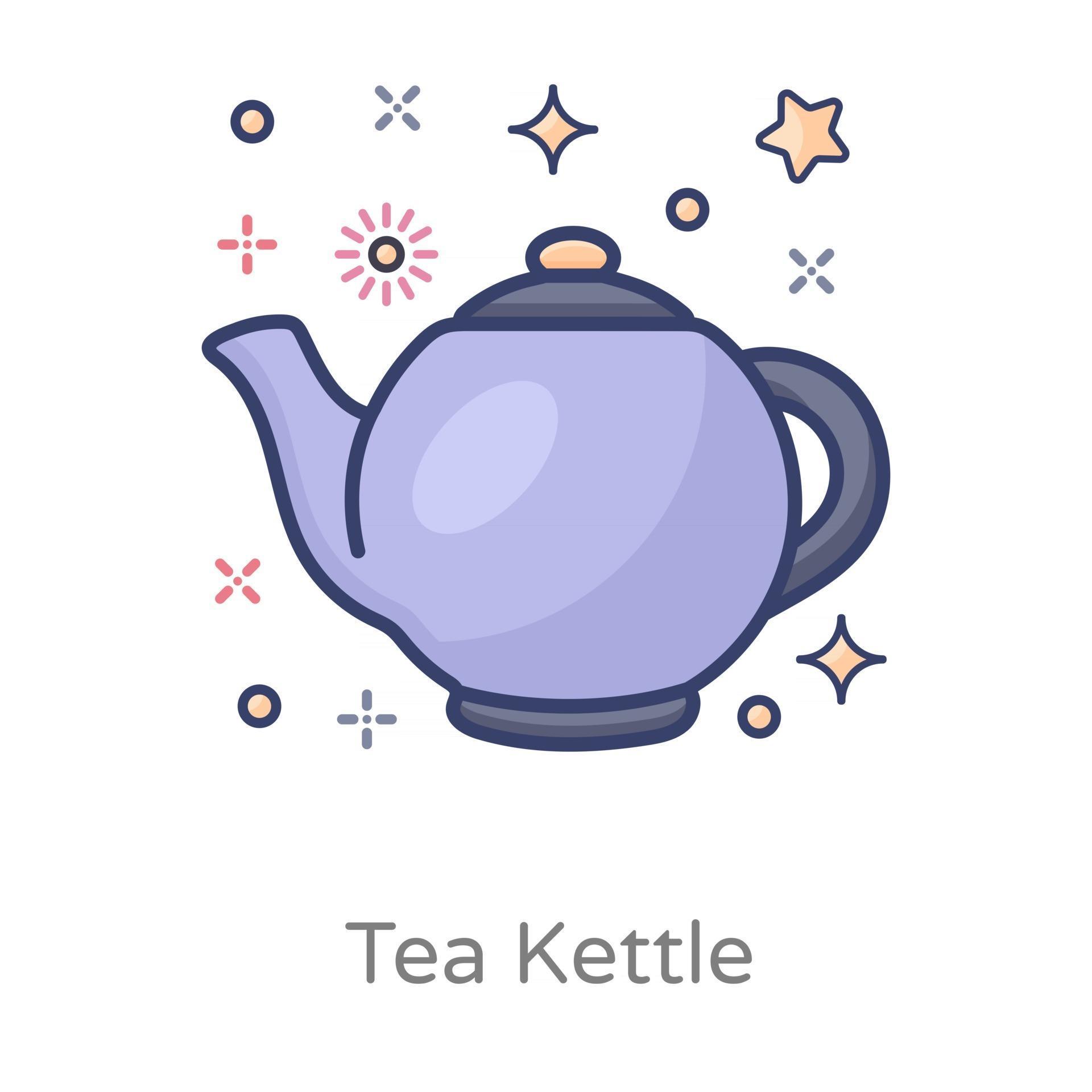 Tea Kettle Design 2574259 Vector Art at Vecteezy