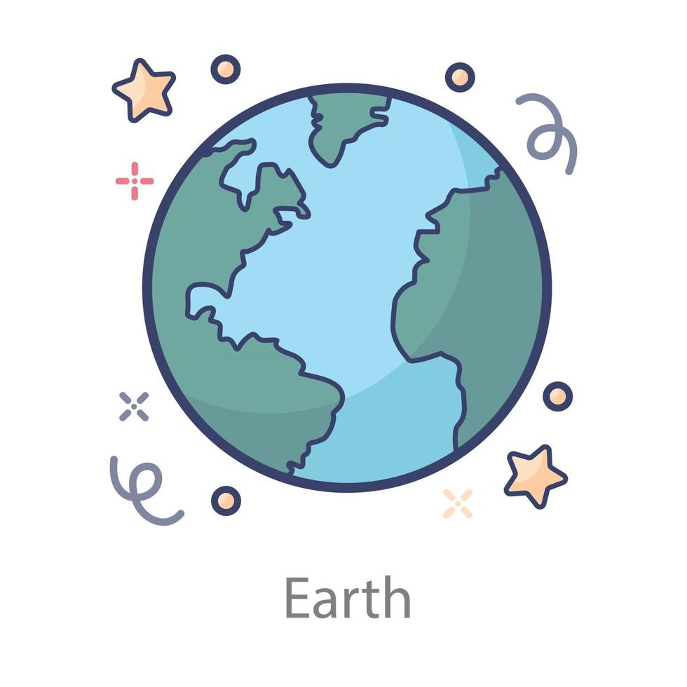 Earth Day icon vector