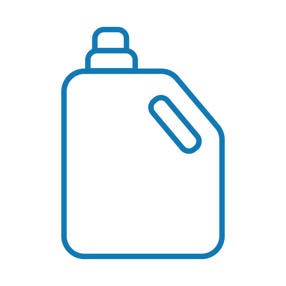 gallon bottle line style icon vector