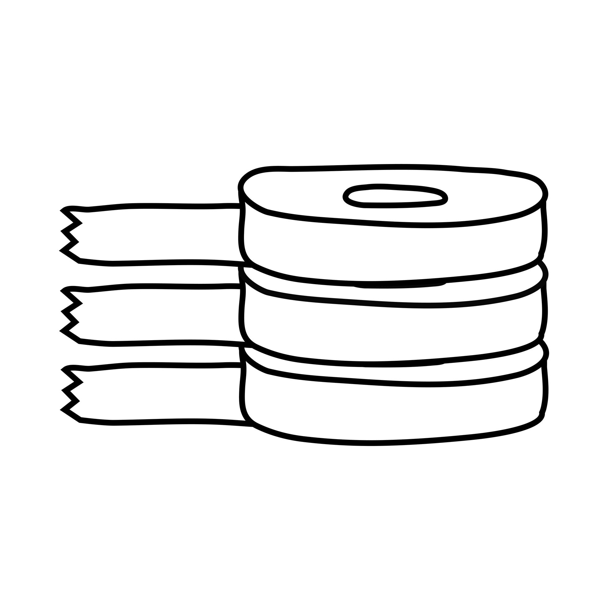 tapes rolls supplies line style icon 2576021 Vector Art at Vecteezy