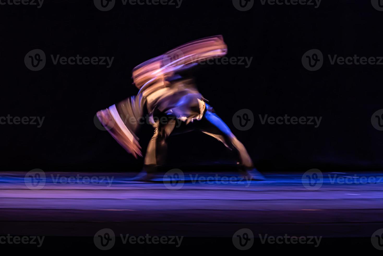 el movimiento abstracto de la danza foto