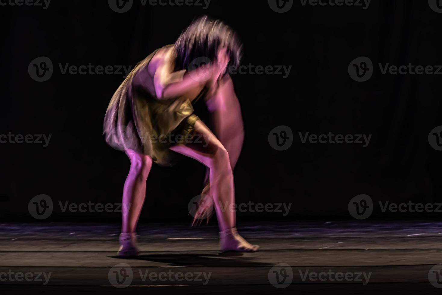 el movimiento abstracto de la danza foto