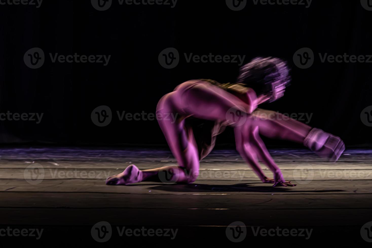 el movimiento abstracto de la danza foto