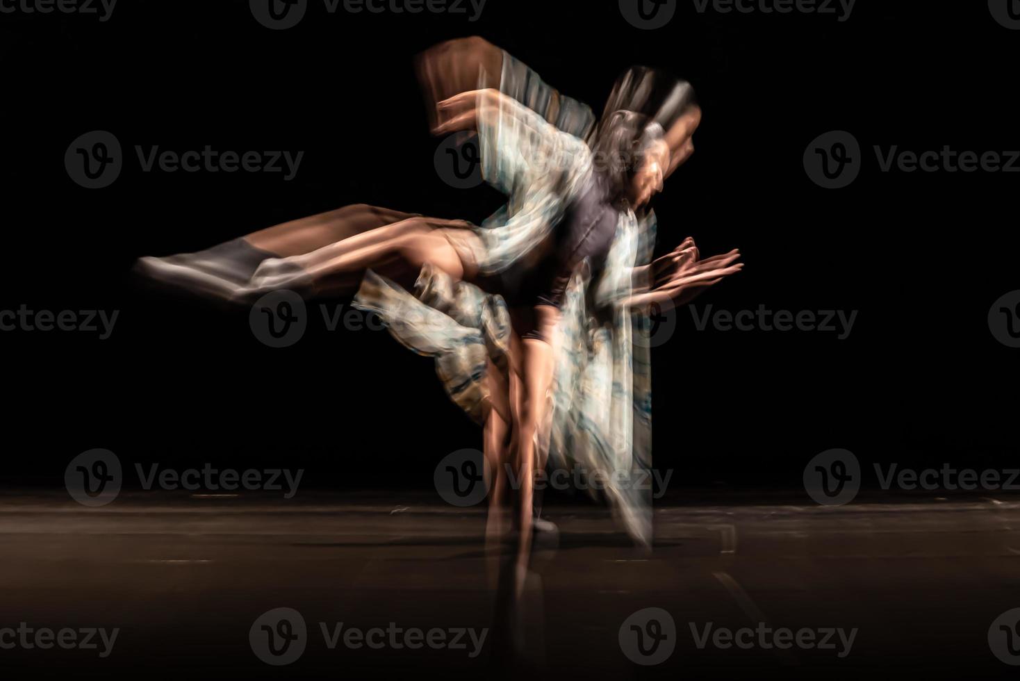 el movimiento abstracto de la danza foto