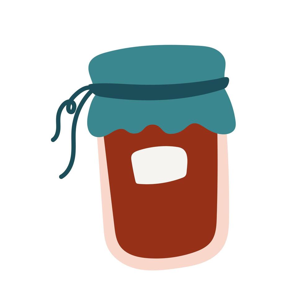 jar with preserve free form style icon vector