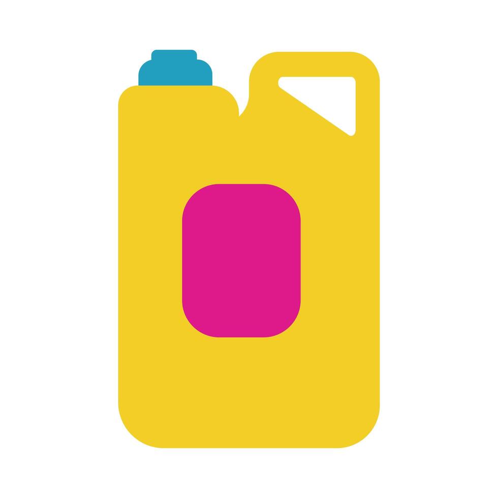disinfectant plastic gallon bottle product flat style vector