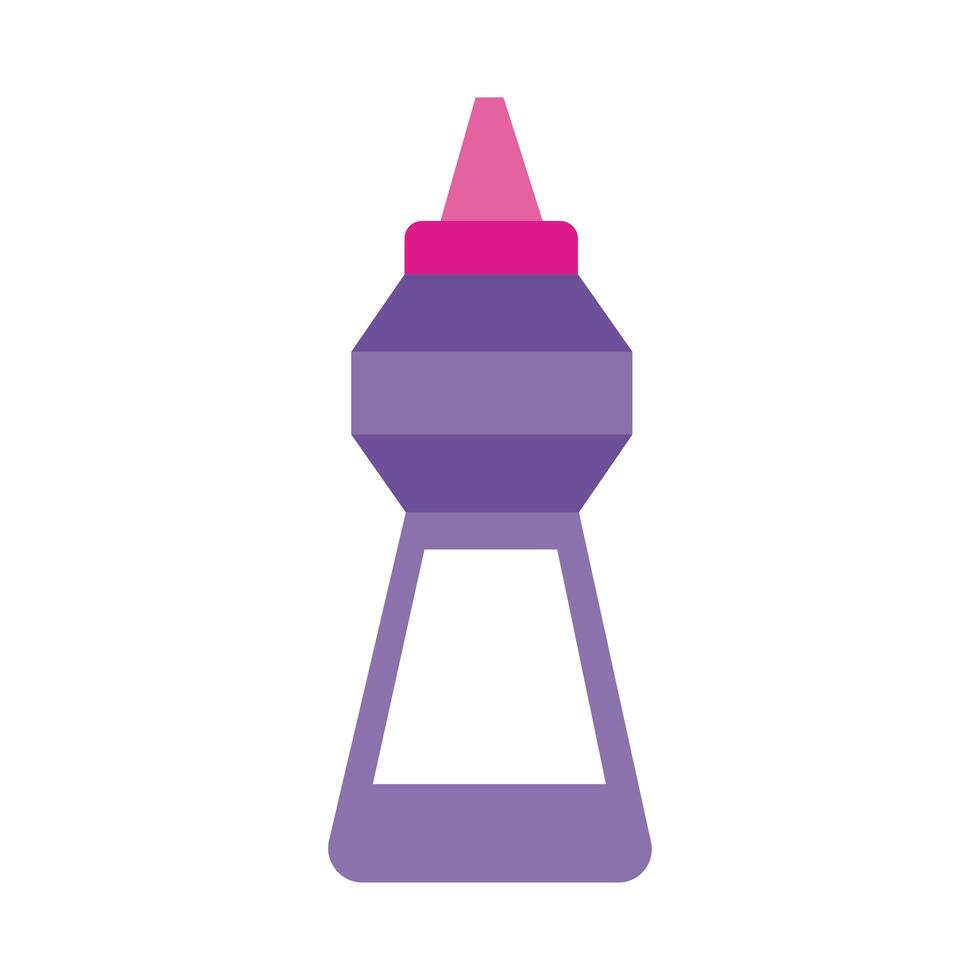 disinfectant plastic bottle product flat style vector