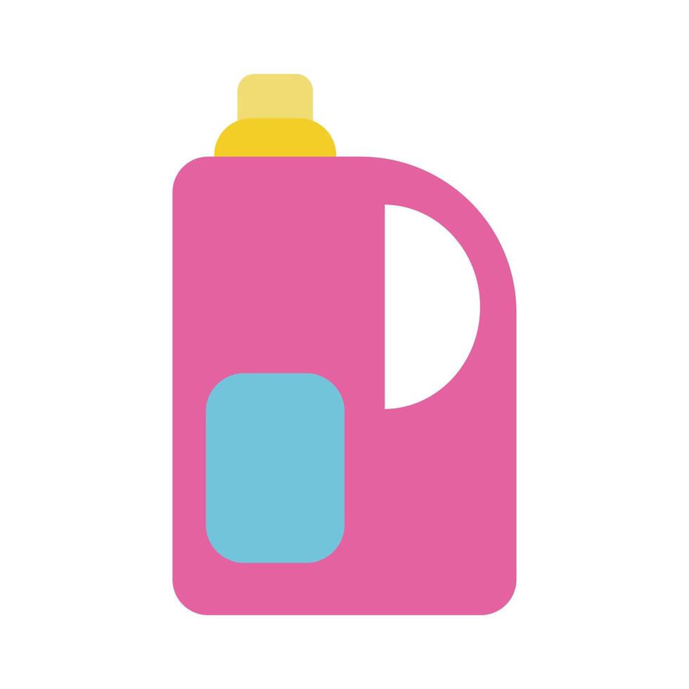 disinfectant plastic gallon bottle product flat style vector