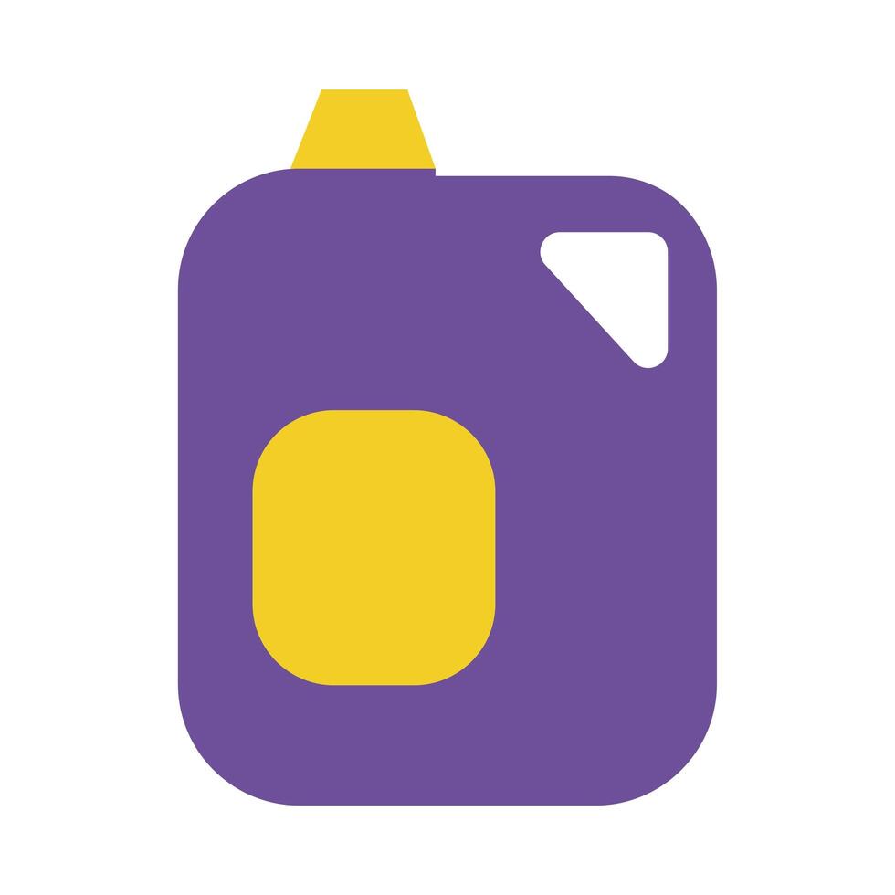 disinfectant plastic gallon bottle product flat style vector