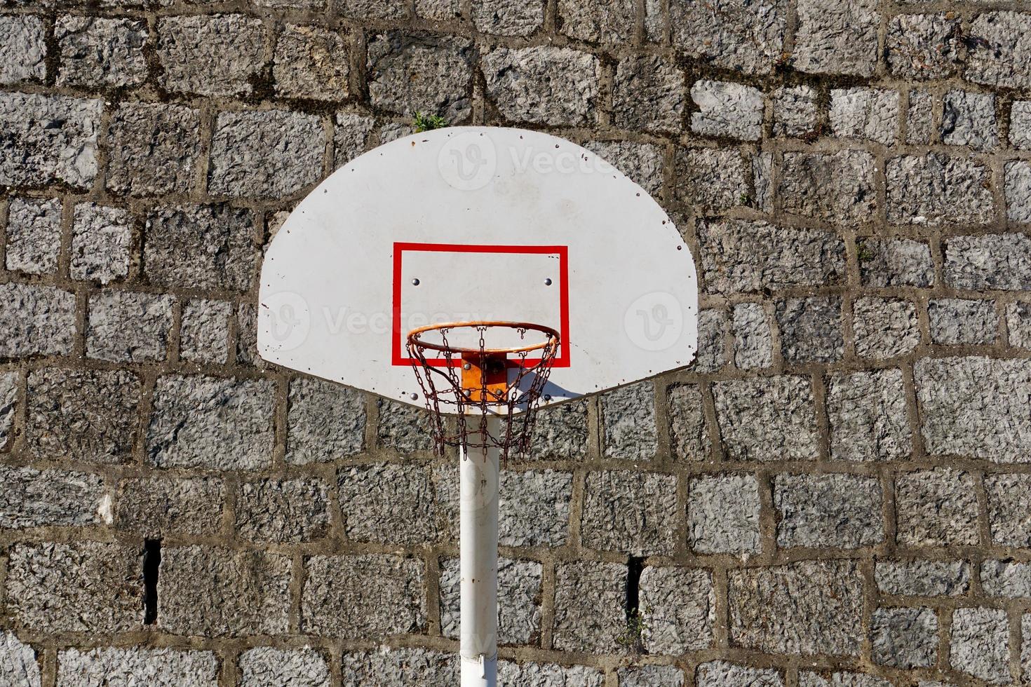 street basketball hoop photo