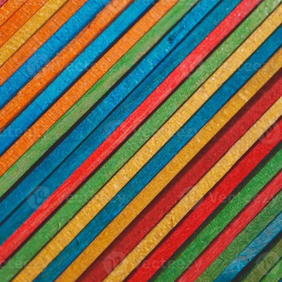 multicolored wooden textured background photo