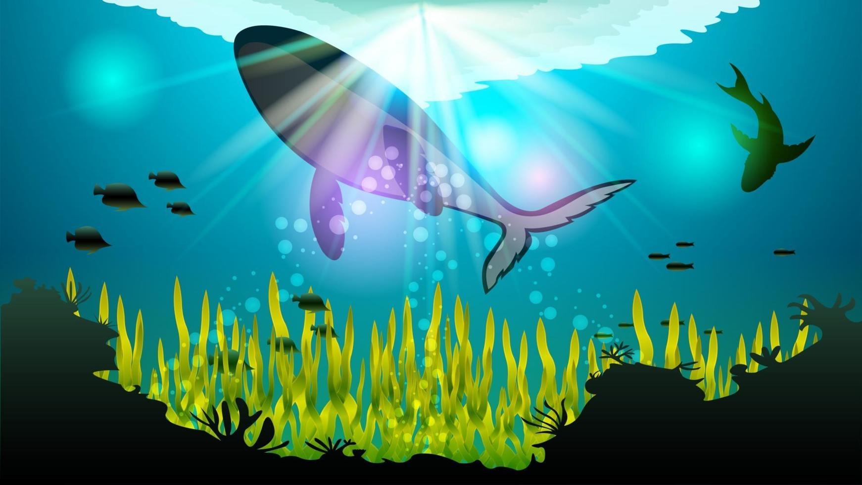 Underworld Scenery Realistic Background vector
