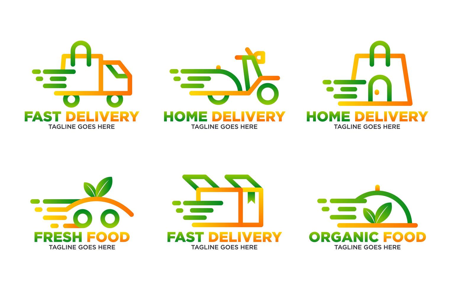 Delivery Logo Template vector