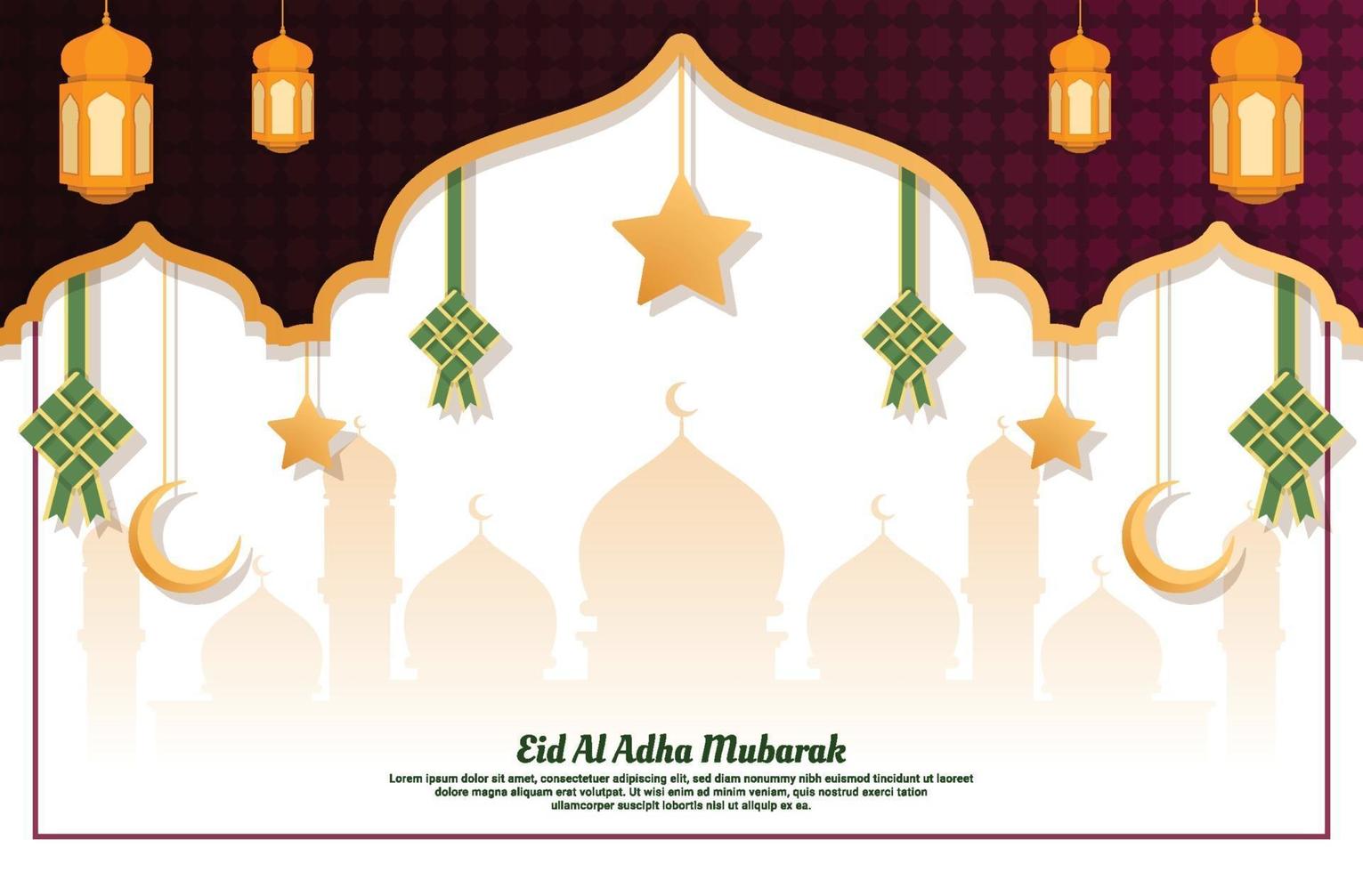 Eid Al AdhaTemplate vector