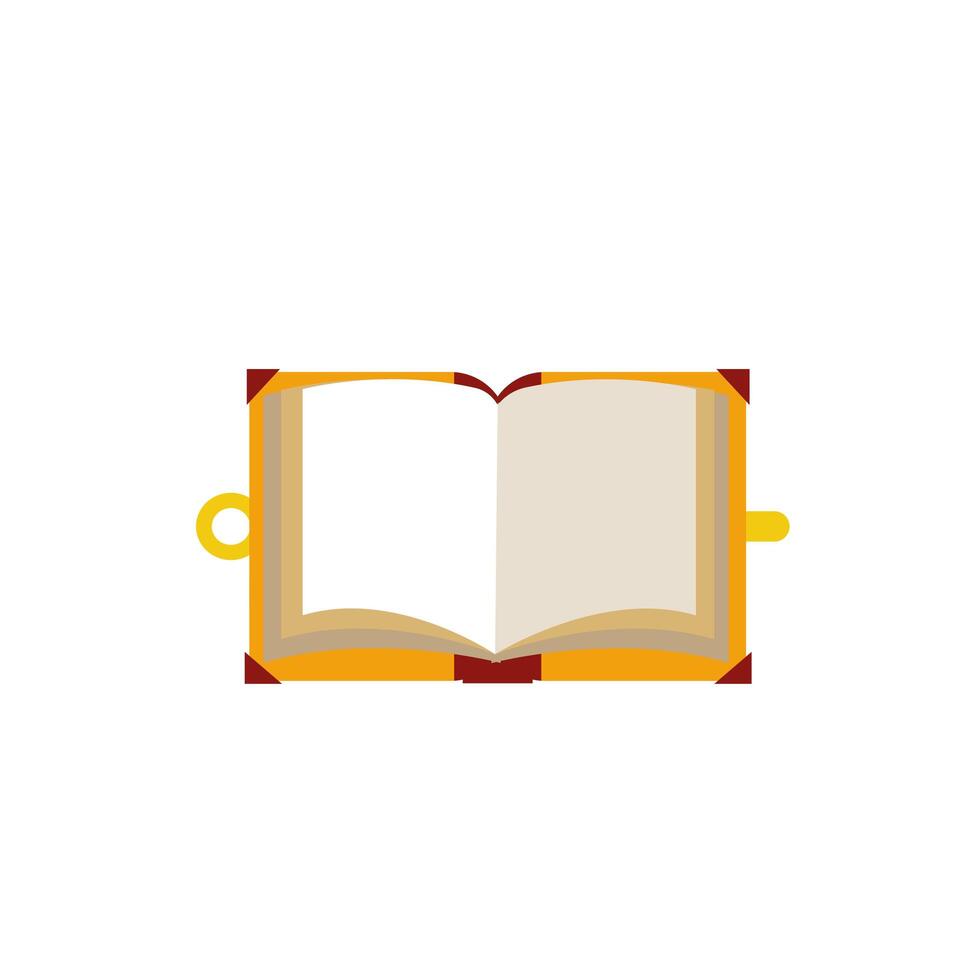 book fairytale object isolated icon vector