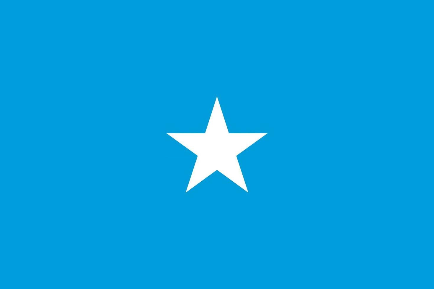 bandera de somalia oficialmente vector