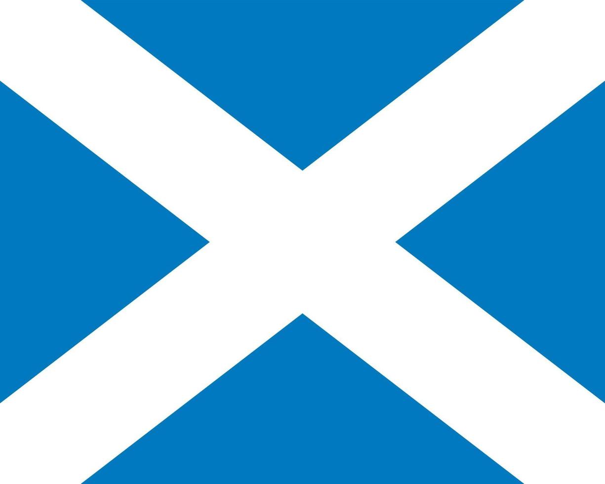 Scotland officially flag vector
