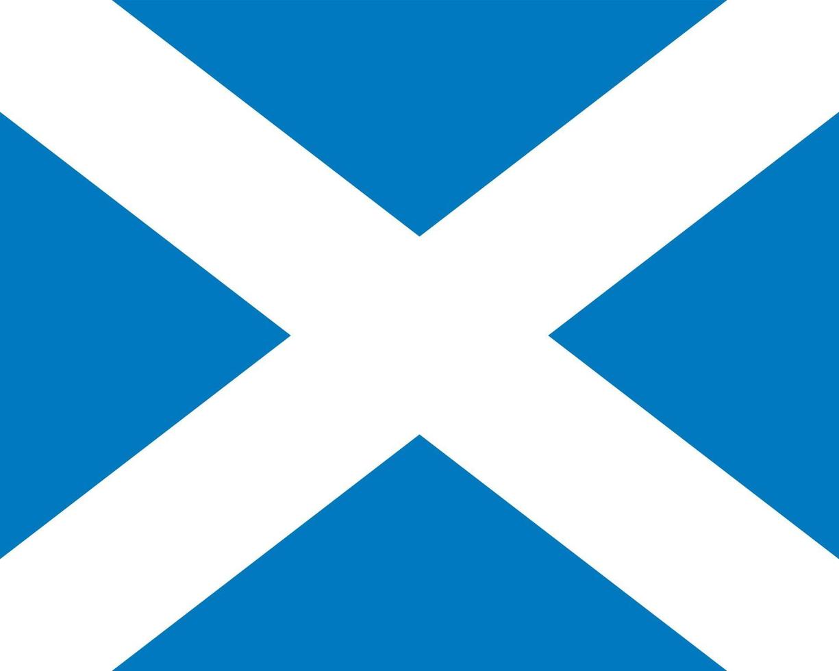 Scotland officially flag vector