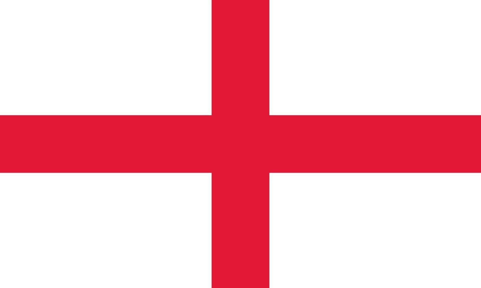 England officially flag vector