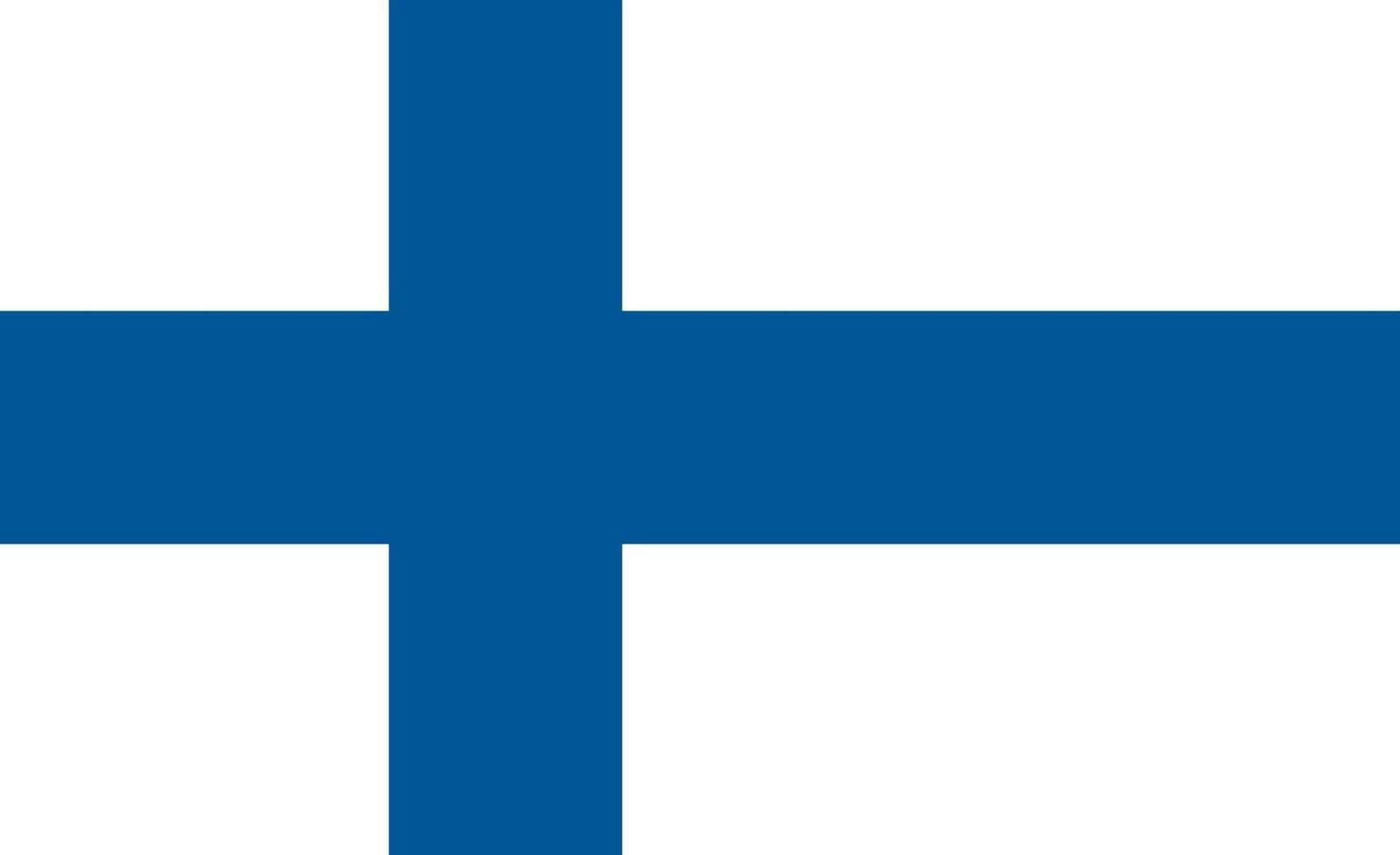 bandera de finlandia oficialmente vector