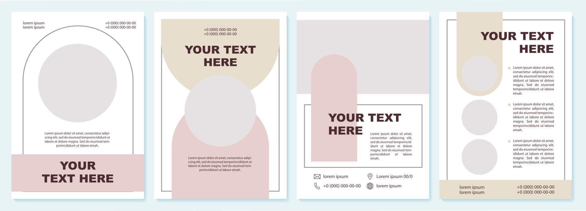 Business advert contemporary brochure template 2580503 Vector Art at