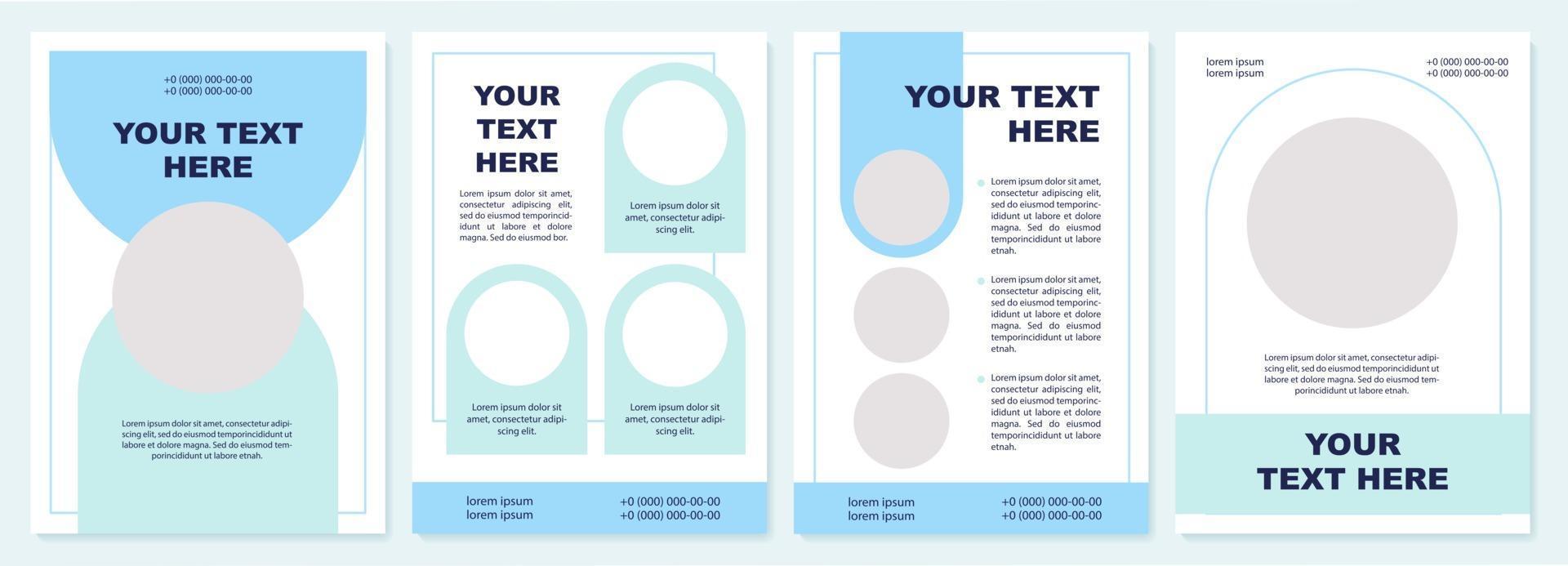 Marketing options guide brochure template vector