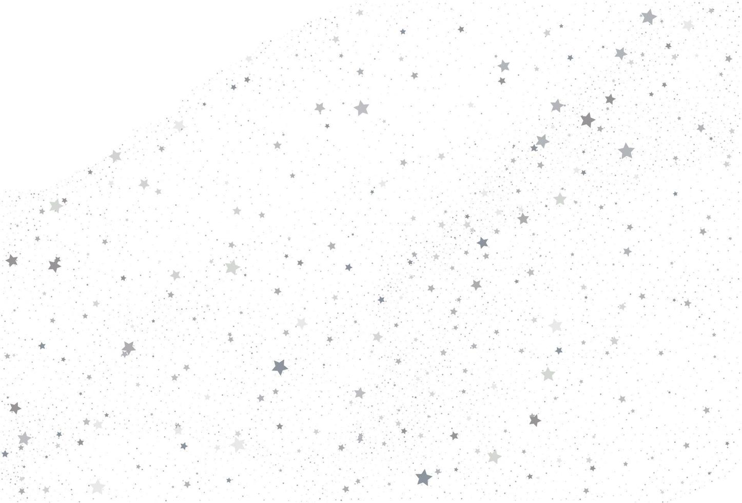 Light silver glitter confetti background vector