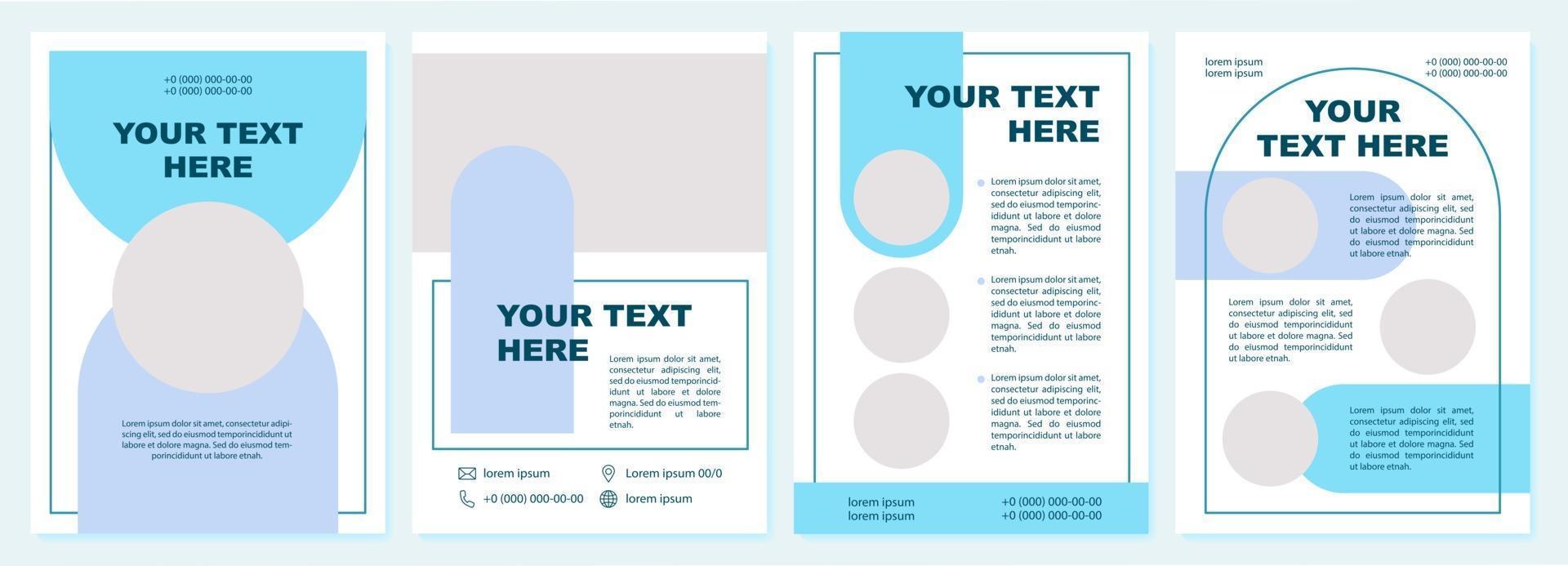 Branding brochure template vector