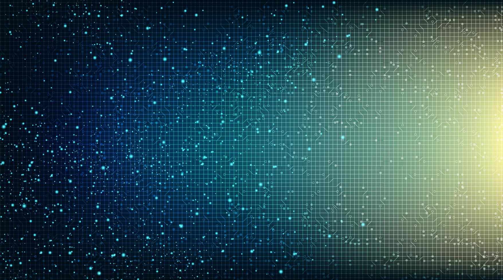 Star Light Technology Microchip Background vector