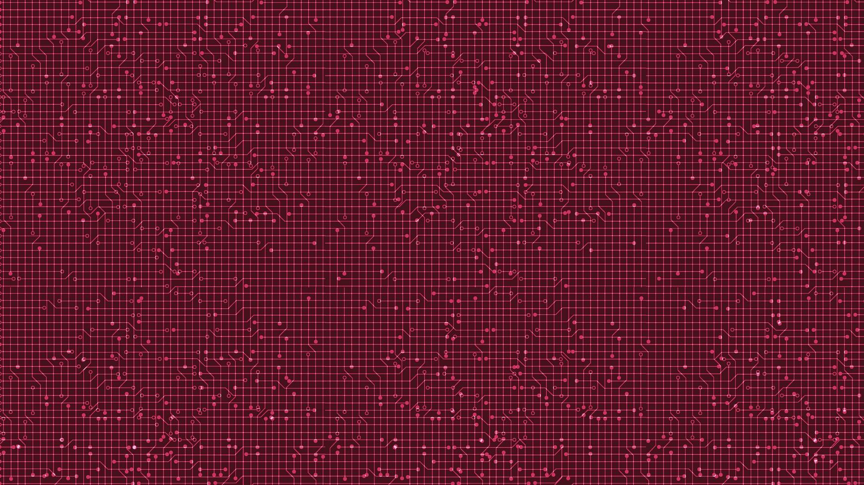 Red Technology Background vector