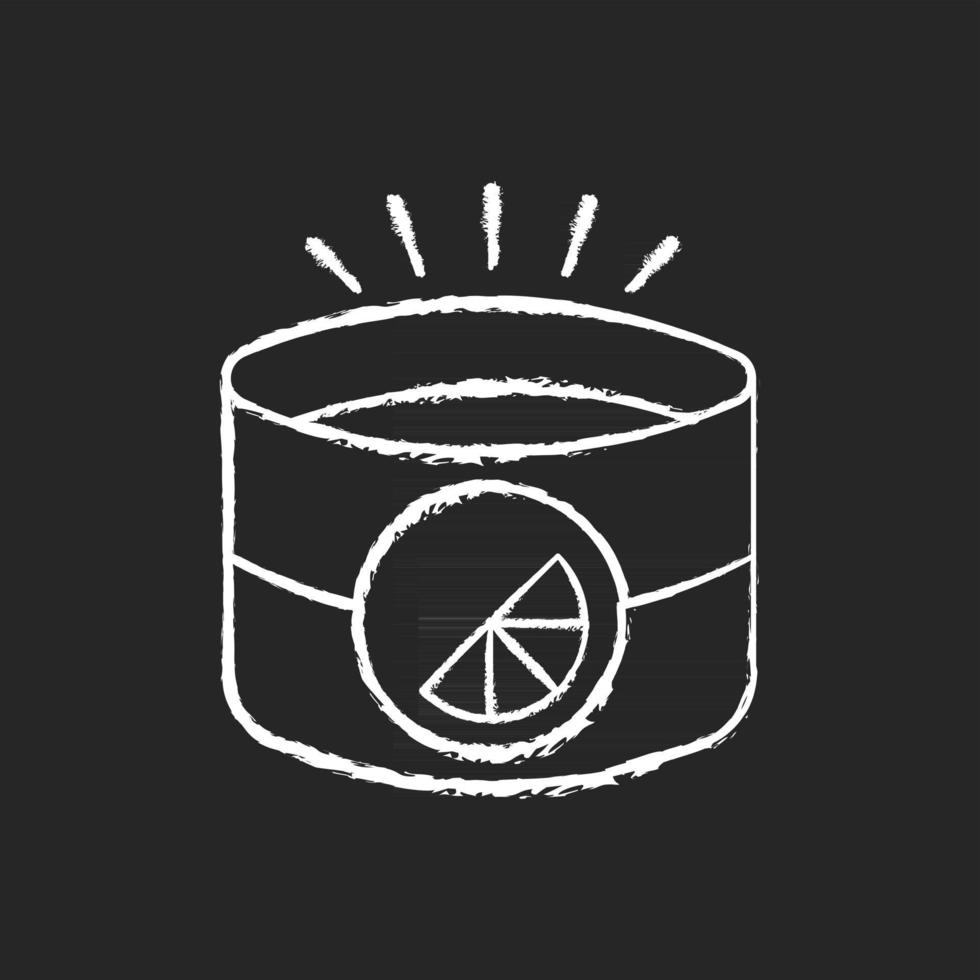 Branded light reflective armband chalk white icon on black background vector