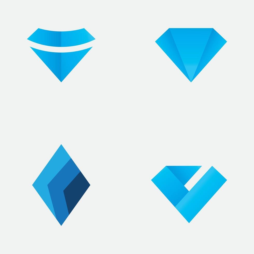 Diamond  logo  vector template diamond symbol