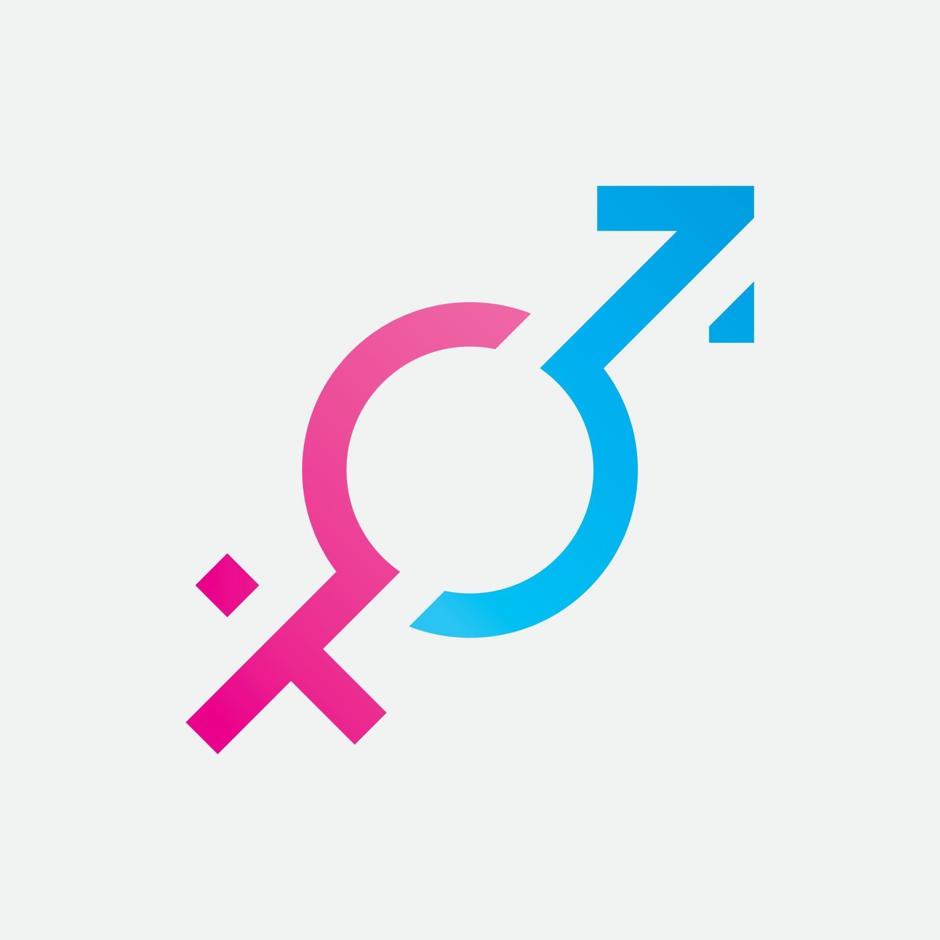 Gender Symbol Logo Of Sex And Equality Of Males And Females Vector Illustration 2581757 Vector