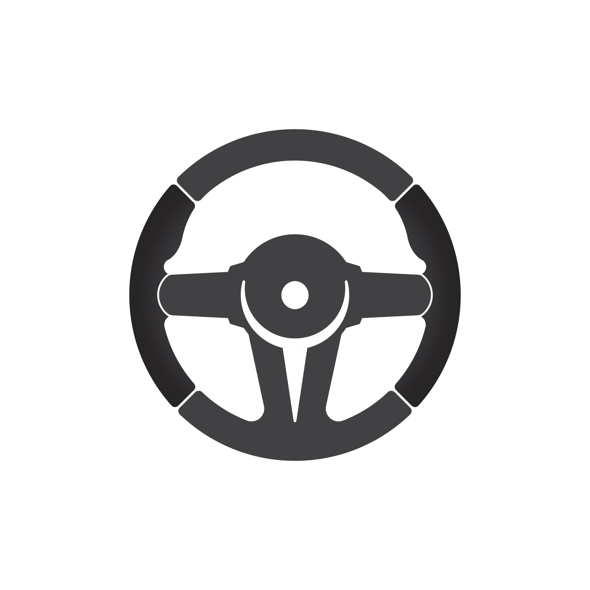Car steering wheel logo illustration vector 2581770 Vector Art at Vecteezy