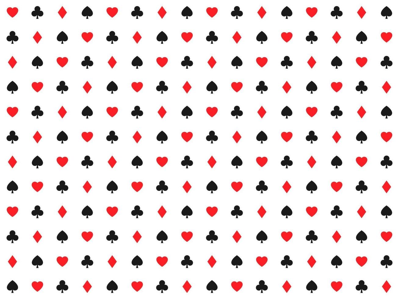 naipes signos de patrones sin fisuras casino fondo corazones clubes diamantes y espadas iconos y símbolos vectoriales vector