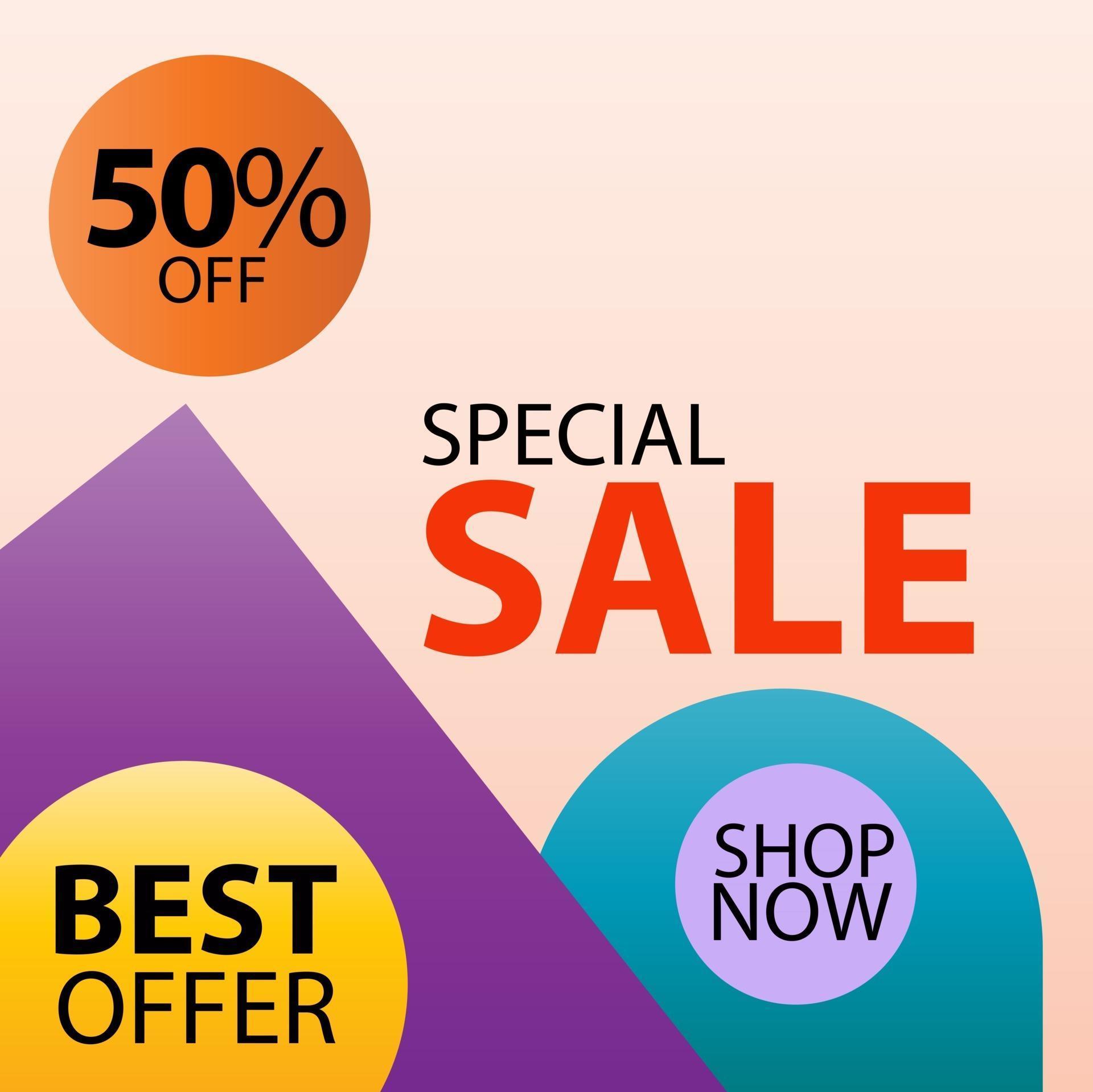 Sale Label Tag Vector Template Design Illustration 2582636 Vector Art