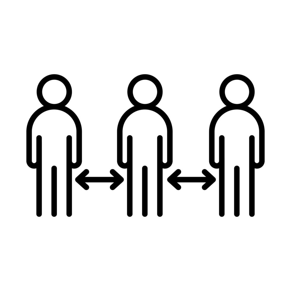 covid 19 coronavirus social distancing prevention steps to protect yourself outbreak spreading vector line style icon