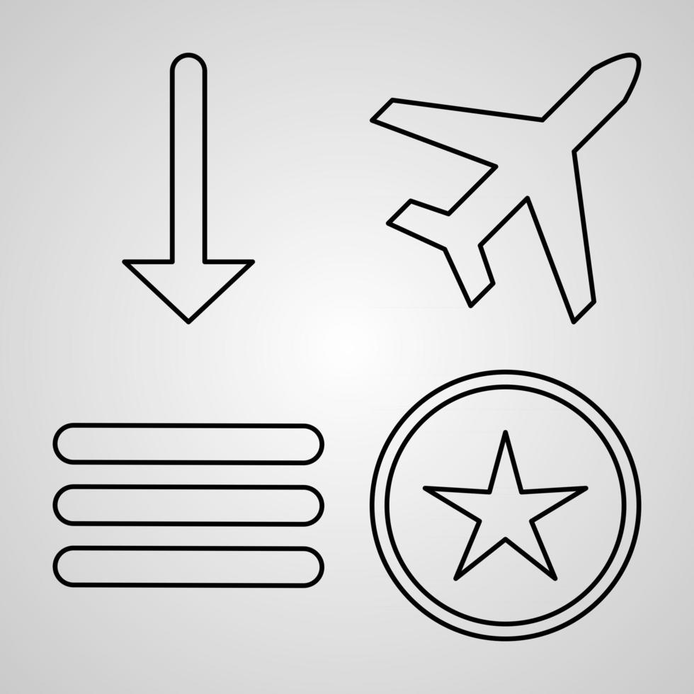 Material And Design Icon Collection White Color Background vector