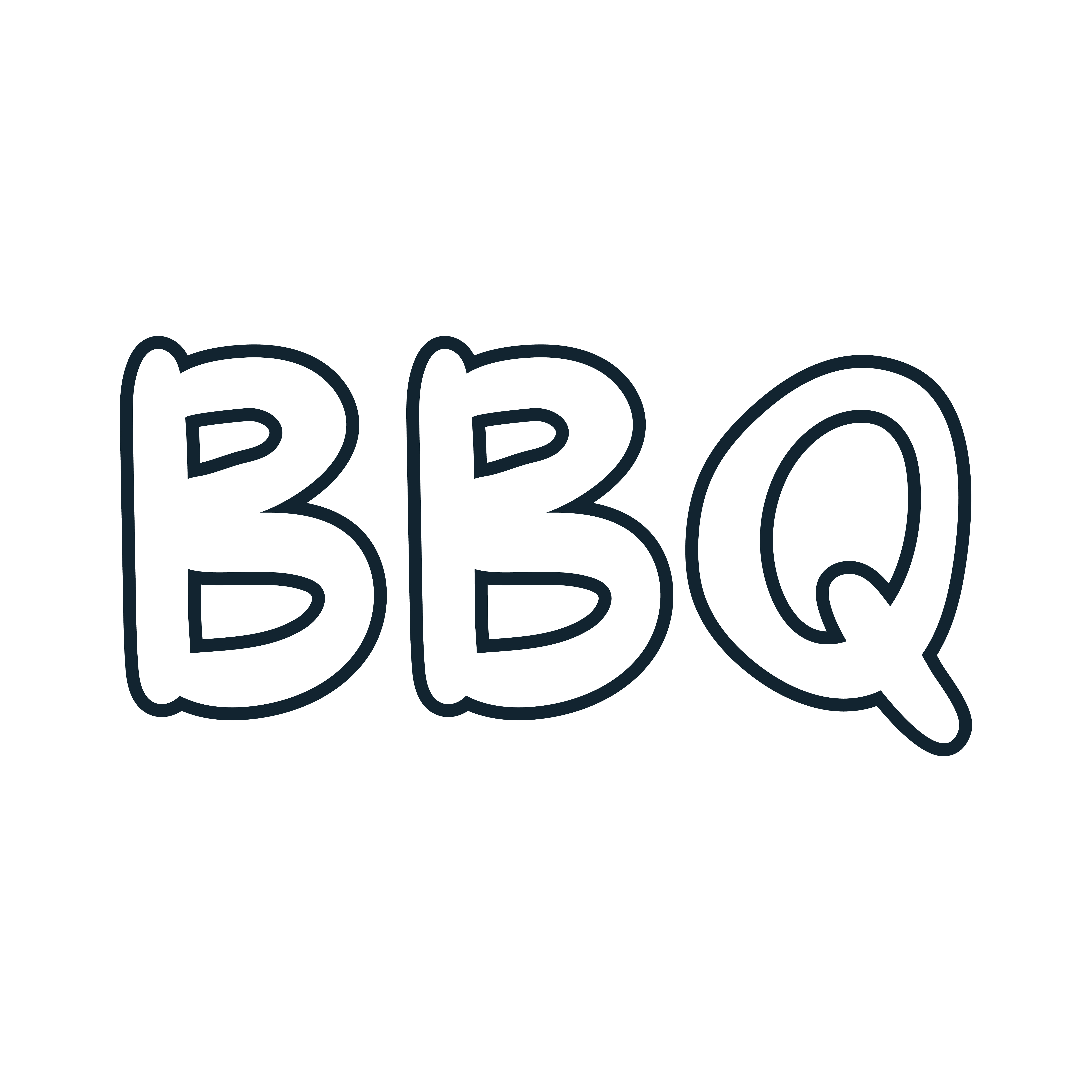 bbq word lettering line style 2585387 Vector Art at Vecteezy