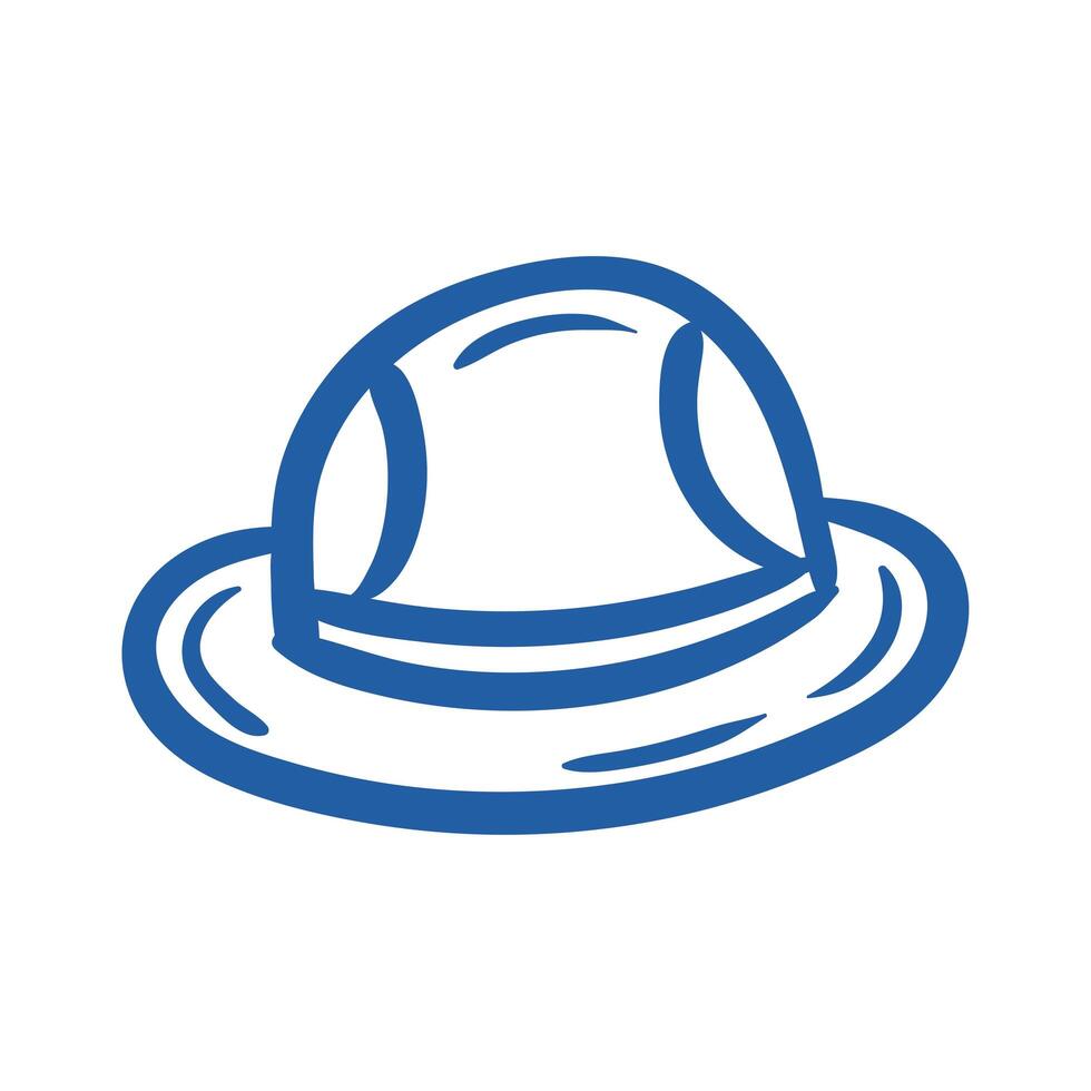 canadian hat accessory hand draw style icon vector