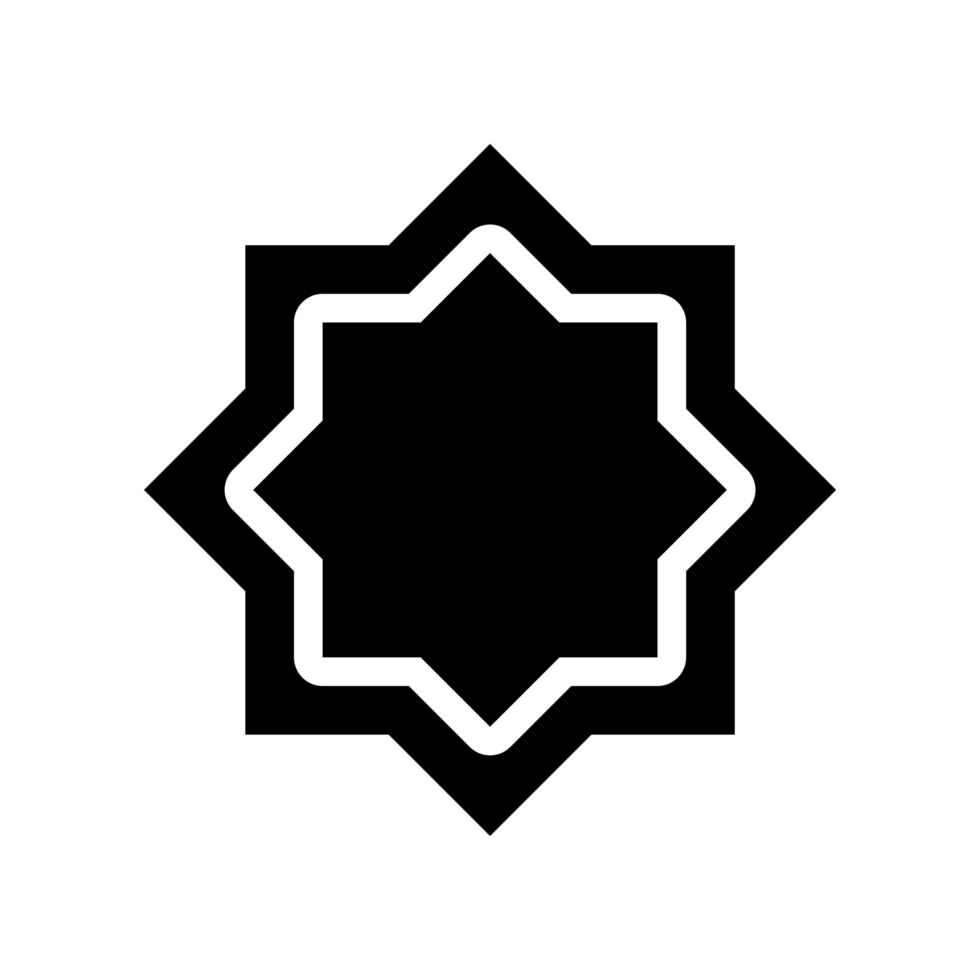 star symbol line style icon vector