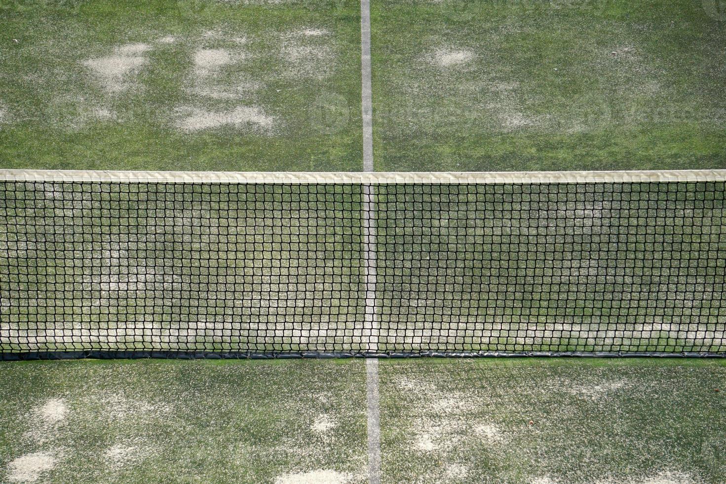 old abandoned tennis court photo