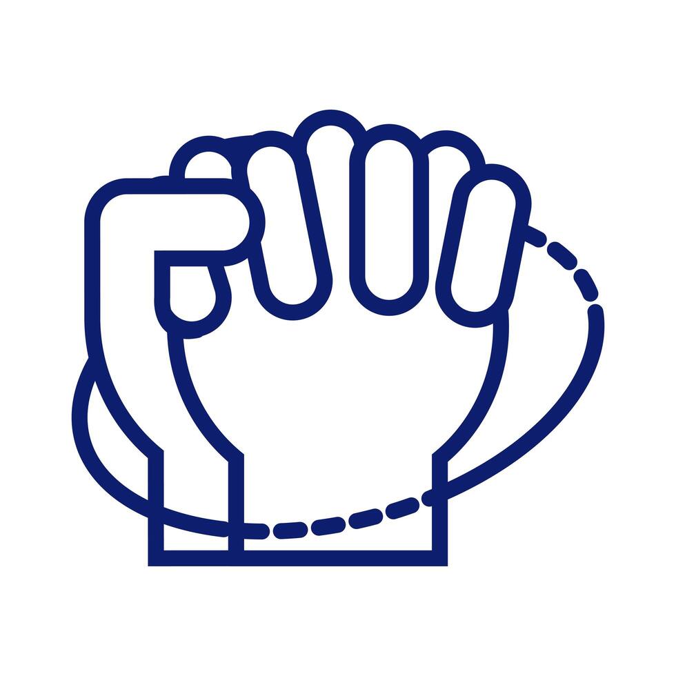 hands washing circularly line style icon vector