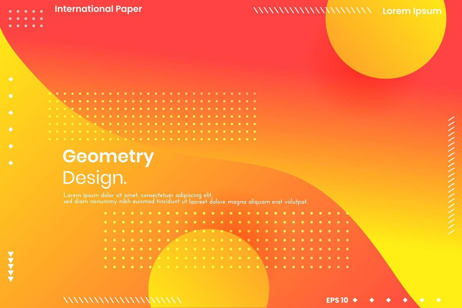 composición de formas geométricas fluidas vector